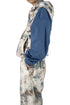 TIE-DYE BOA VEST -IVORY MIX- *Last1